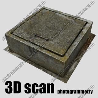 3D Scan Of Manhole Cover #8